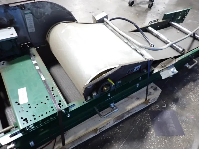 SIEMENS DEMATIC 18" X 148" POWERED BELT CONVEYOR