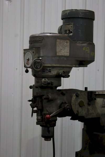 1-1/2 HP BRIDGEPORT RAM TYPE VERTICAL MILL:  STOCK #76551
