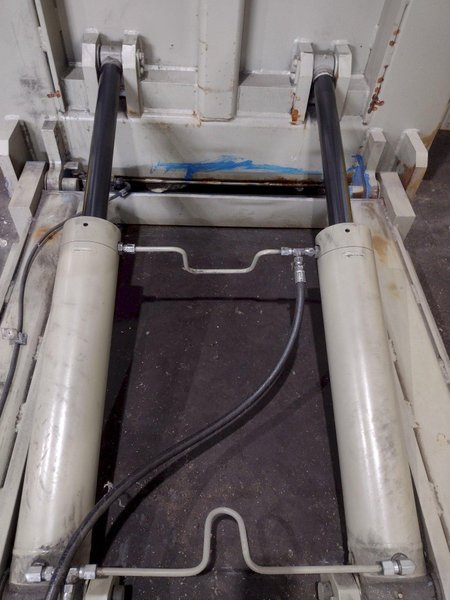 10,000 LBS X 48" X 60" SOUTHWORTH MODEL #T10-90 DOWNLAYER / UPENDER: STOCK #19005