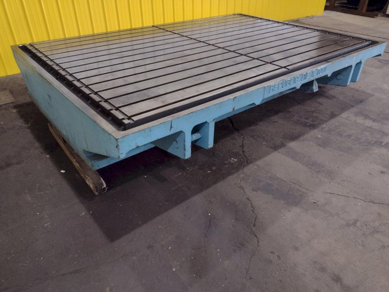 90&#039;&#039; X 130&#039;&#039; T SLOTTED LAYOUT TABLE / FLOOR PLATE: STOCK 17536