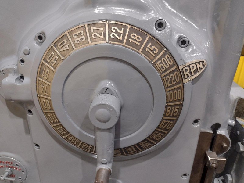 15 HP KEARNEY &amp; TRECKER MODEL #4CH VERTICAL MILL: STOCK #22776