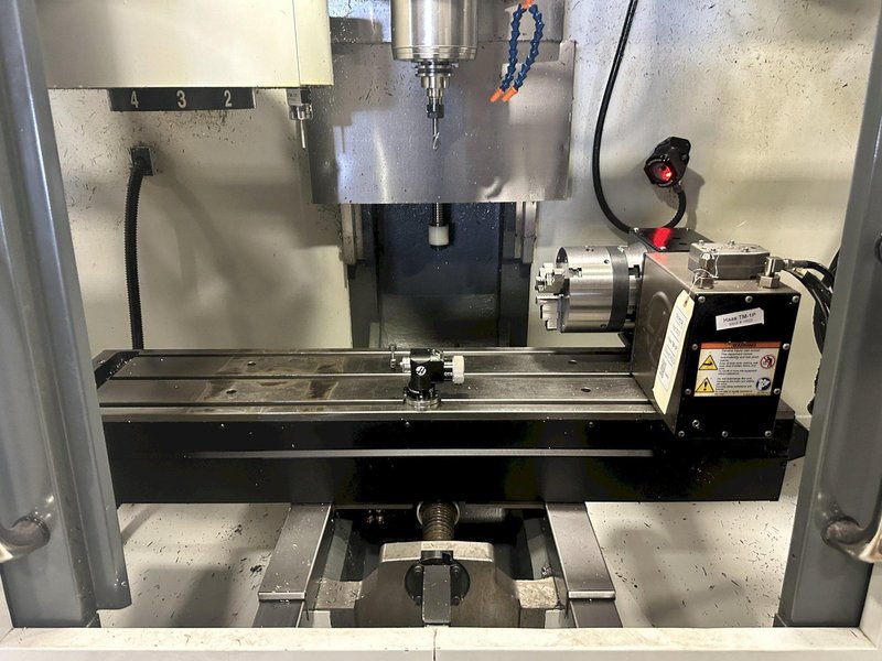 Haas TM-1P with 4th Axis Used CNC Vertical Machining Center For Sale - 2013