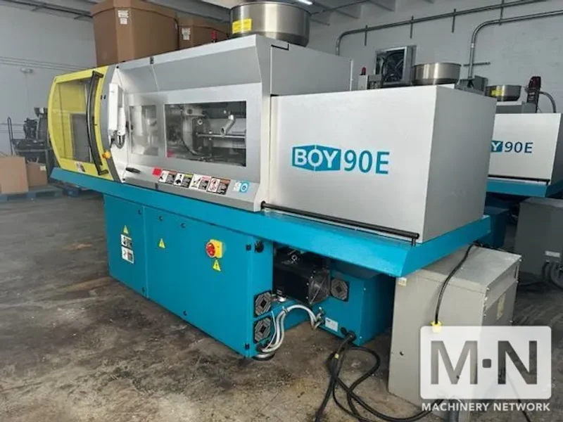 100 TON 8.9 OZ BOY MODEL 90E INJECTION MOLDING MACHINE MFG 2017 (3) AVAILABLE