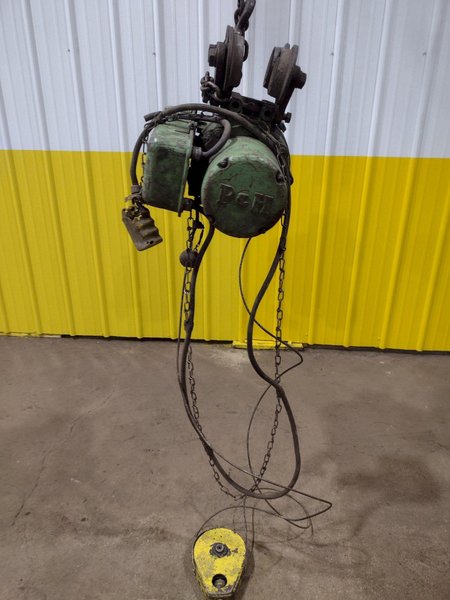 2000 LB 1 TON P&amp;H MODEL ZIP LIFT CABLE HOIST: STOCK #18897