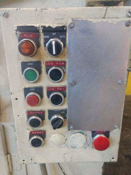 30" X .125" LITTELL MODEL #632D-7PD POWERED STRIP STRAIGHTENER WITH PEELER: STOCK 14128