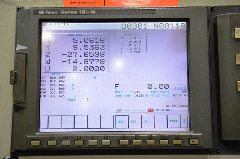 K&amp;R KHT130L 5.11” 4-Axis CNC Table Type Horizontal Boring Mill  - Reconditioned 2017