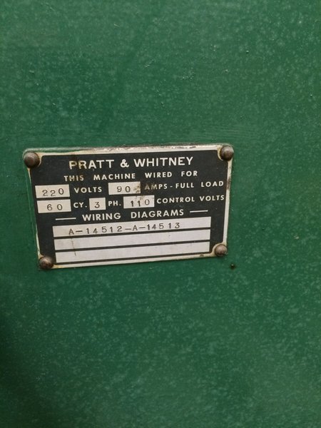 Pratt &amp; Whitney Jig Grinder