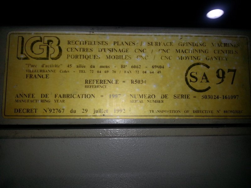 LGB Surface Grinder - Made in Europe