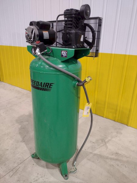 3.7 HP SPEED MODEL #4ME96 VERTICAL AIR COMPRESSOR: STOCK #20148