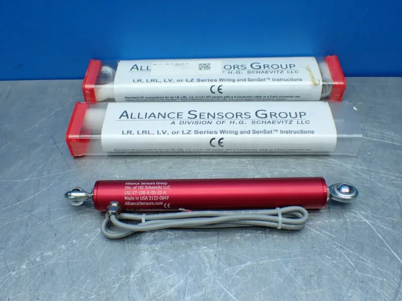 ALLIANCE SENSORS GROUP 2 LINEAR VARIABLE INDUCTIVE TRANSDUCER POSITION SENSORS  -  LRI-27-100-R-00-20-A