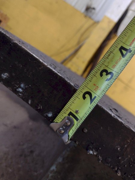 12&#039; X 6&#039; STEEL LAYOUT TABLE PLATE: STOCK #23783