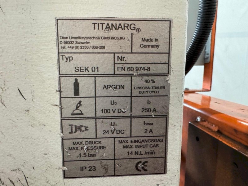 SAMUEL/TITAN STELL STRAPPING HEAD. STOCK # 1009824