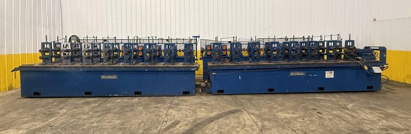 16 STAND x 3" X 18" ROLL SPACE BRADBURY MODEL #430 U-JOINT DRIVE ROLLFORMER: YOBRO #25254