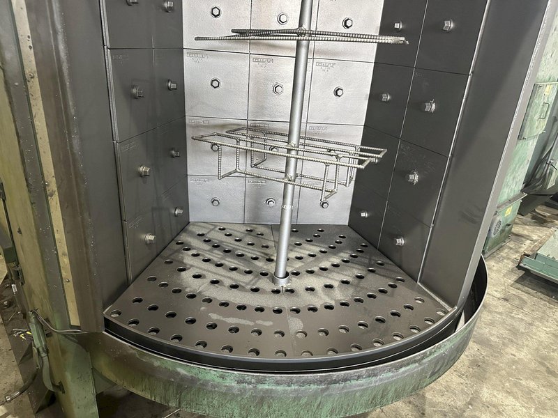 36&quot; X 72&quot; GOFF MODEL #3672D SPINNER HANGER SHOT BLAST CLEANING SYSTEM, NEW 2006: STOCK #22470