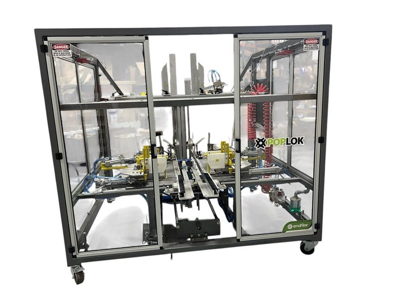 EndFlex Poplok AHL-110 Trayformer 2-Tuck Dual Station, 2020 – For Fold &amp; Tuck Trays