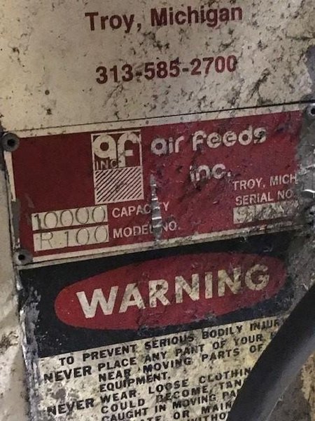 Air Feeds Inc. Motorized Coil Reel 10,000 Lbs. x 30" Wide