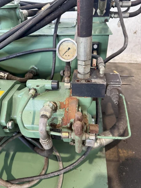 150 TON FRANKLIN MANUFACTURING C FRAME PORTABLE FMI HYDRAULIC WEB PUNCH: STOCK #23390