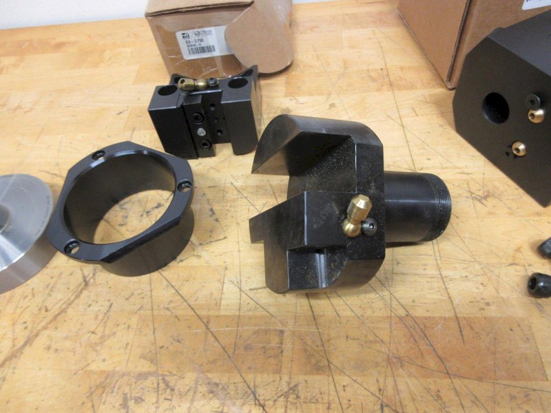 Assorted Lathe Tooling - Haas Static Tool Holders (2) &amp; Hardinge 5C Emergency Collet- Auction Item