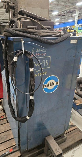 MILLER SYNCROWAVE 300 WELDER AND COOLER USED