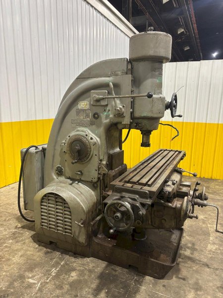 #3 KEARNEY &amp; TRECKER MILWAUKEE MODEL #3 VERTICAL MILLING MACHINE 64" x 13" x 10 HP: YOBRO #24458