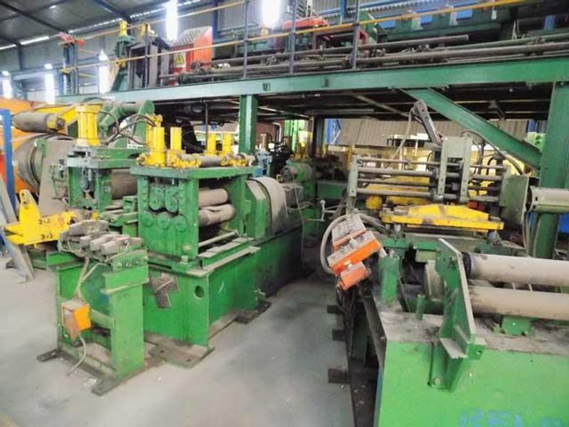 COMPLETE FORMING AND WELDING LINE FOR THE MANUFACTURE OF STEEL BEAMS (13774)