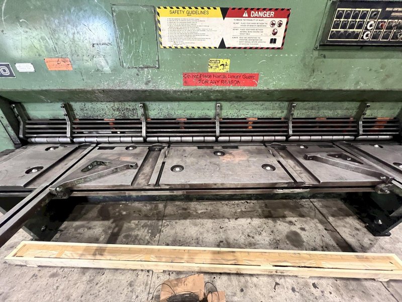 10&#039; X 1/2&quot; CINCINNATI HS500 HYDRAULIC SHEAR WITH FOPBG: STOCK #21757