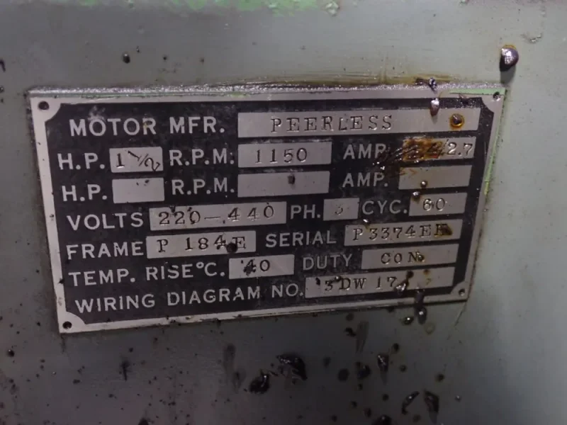 WADE TOOL CO. 8" X 28" PRECISION LATHE  -  94