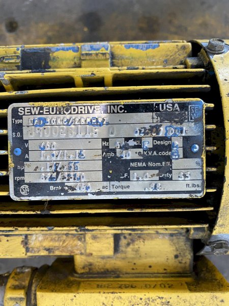 3 TON MUNCK TOP RUNNING TROLLEY HOIST. STOCK # 0314822