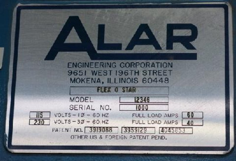 Alar Flex-O-Star Model: 1000 Waste Water Treatment Unit