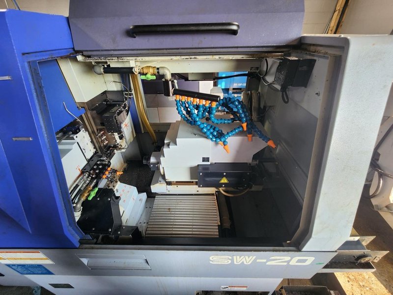 Star SW-20 CNC Swiss Lathe, 2021 – 20 mm Bar Capacity, 10-Axis Sliding Headstock | Fanuc 32i-B Control