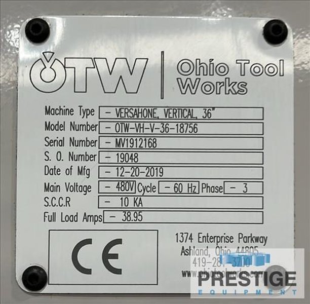 Ohio Tool Works Versahone Vertical 36&quot; Hone