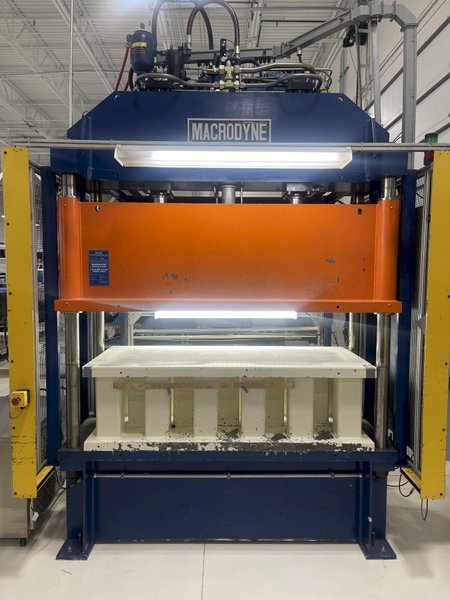 50 ton Macrodyne Model MPZ-50 4-Post Used Hydraulic Press For Sale, Year 2008