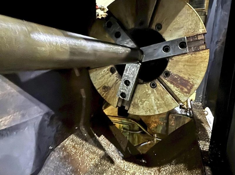 12.5" HOLLOW SPINDLE WARNER &amp; SWASEY MODEL 4A (M–3580) SQUARE HEAD TURRET LATHE. STOCK # 1107725