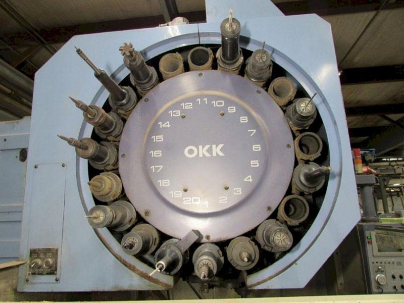 OKK PCV-55 5-AXIS CNC VERTICAL MACHINING CENTER. STOCK # 0527322