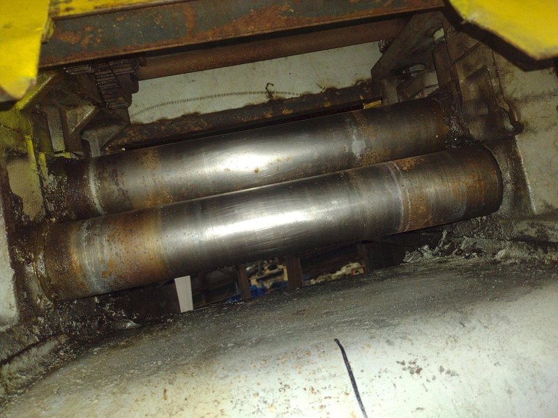 4,000 LB X 18" LITTELL CC40 COIL CRADLE STRAIGHTENER. STOCK # 0218926