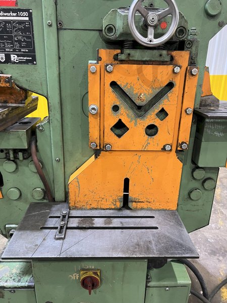 110 TON PEDDINGHAUS PEDDIWORKER MODEL #1050 HYDRAULIC IRONWORKER: STOCK #19922