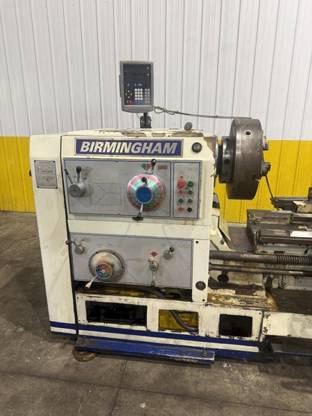 32" X 60" BIRMINGHAM MODEL #DL3260 GAP BED ENGINE LATHE 2006 5" HOLE : YOBRO #25339