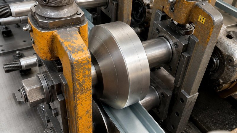 Jidet - rollforming line with 7 tool sets sectional gates