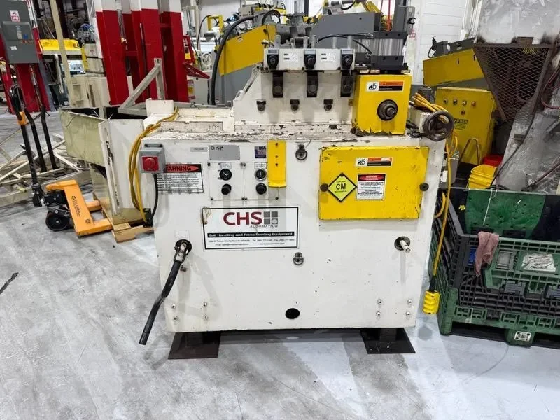 12&quot; WIDE x .156&quot; CHS MODEL #PTS-300-7-12 7 ROLL COIL STRAIGHTENER - PULL THROUGH: YOBRO #24164