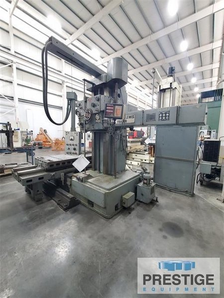 4&quot; Giddings &amp; Lewis Fraser 70A-DP4-T Table Type Horizontal Boring Mill