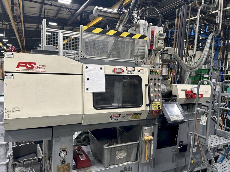 Nissei PS40E5A Used Injection Molding Machine, 44 Ton, 1.9 oz.