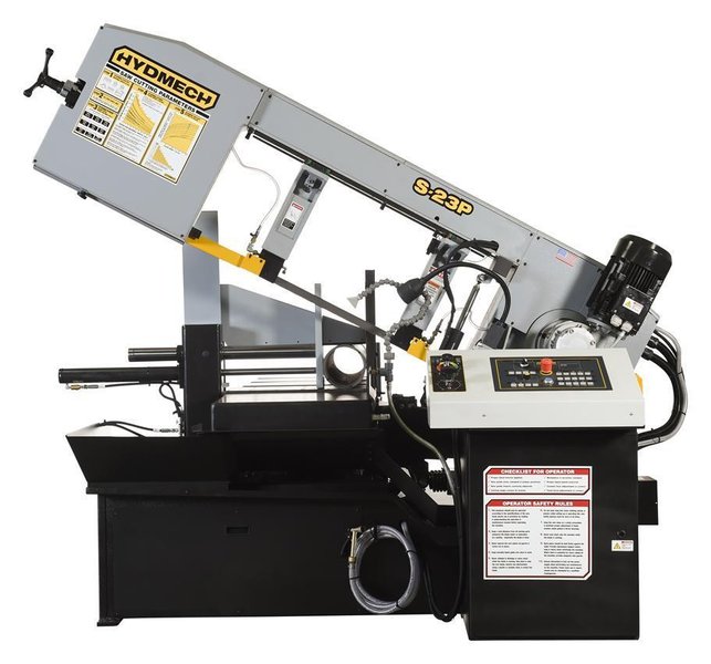 NEW 16"H x 20"W HYD-MECH MODEL S-23P SEMI-AUTOMATIC HORIZONTAL PIVOT BAND SAW
