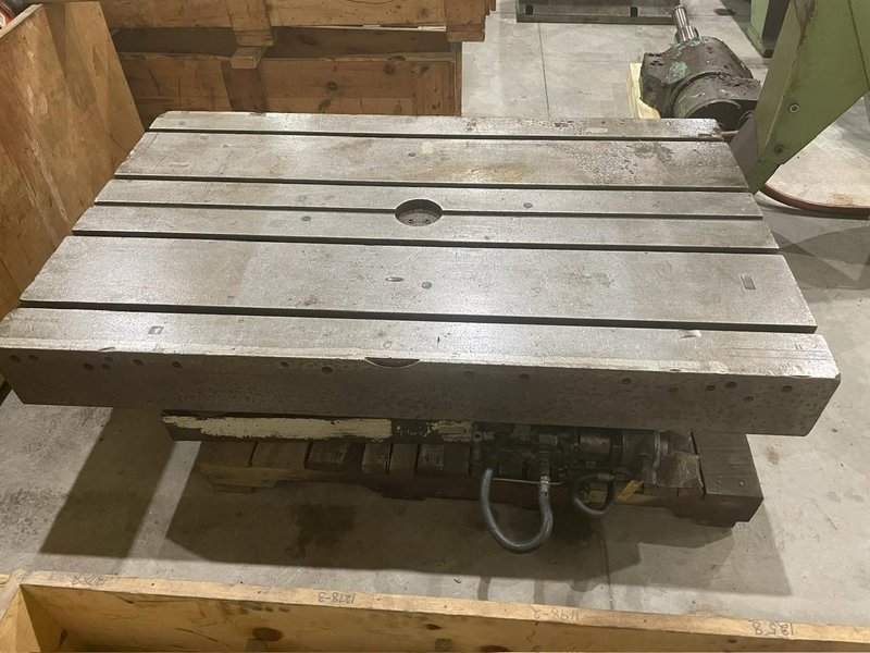 GIDDINGS &amp; LEWIS 36 X 60 HYDROSTATIC INDEX TABLE