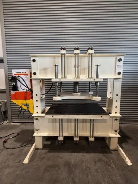POWER TEAM 150 Ton Hydraulic H Frame Press 3 H.P. USA #7704