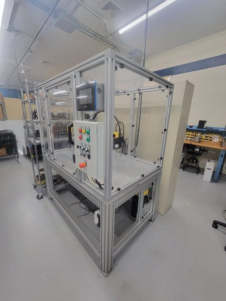 Visco Tech PreeFlow Painting  Eco Pen 600 Painting System, 2018 – Fanuc Seara SR-6ia, Full Enclosure