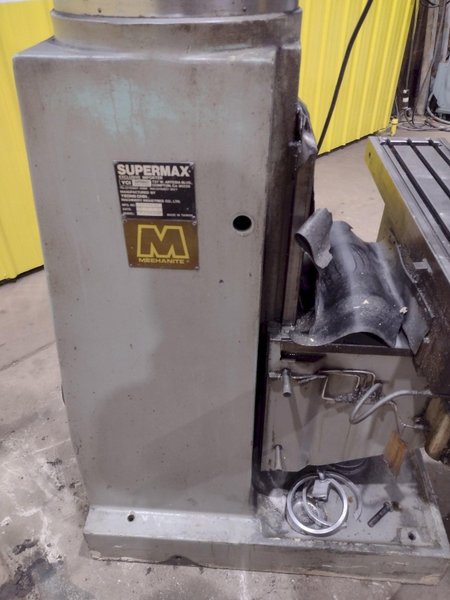 3 HP SUPERMAX MODEL #YCM-16VS VARIABLE SPEED VERTICAL RAM TYPE MILL: STOCK #19651