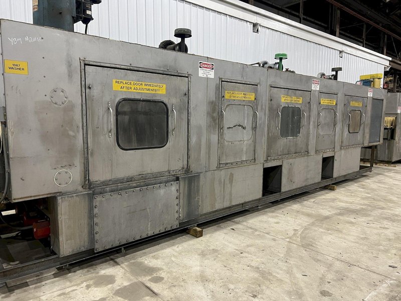 3 STAGE X 36&quot; X 18&quot; WALSH MODEL #AOE286 STEEL MESH-BELT PASS-THROUGH STAINLESS WASHER: STOCK #20166