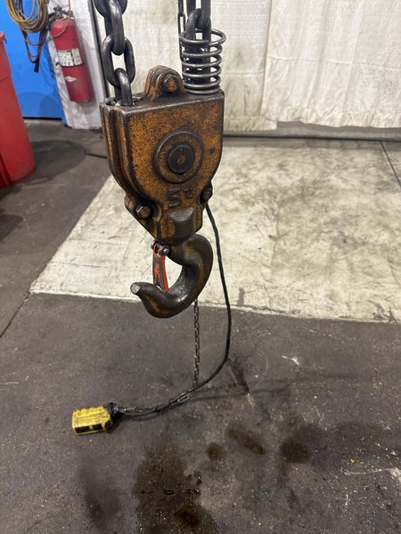 5 TON  HARRINGTON ELECTRIC CHAIN-HOIST: STOCK #77409