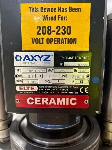 5’x22′ AXYZ Panel Builder 5022 CNC Router, 2012