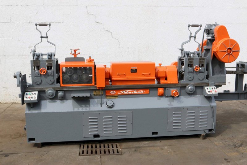 .444&#039; TAKASHIMA HIGH SPEED WIRE STRAIGHTENING &amp; CUTOFF: STOCK #70798